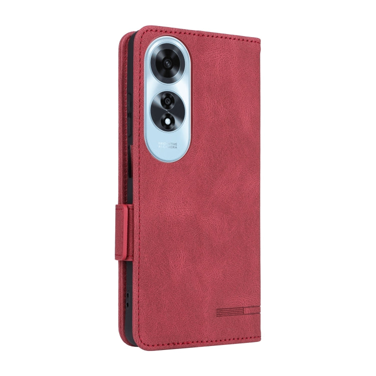 For OPPO A60 Magnetic Clasp Leather Phone Case