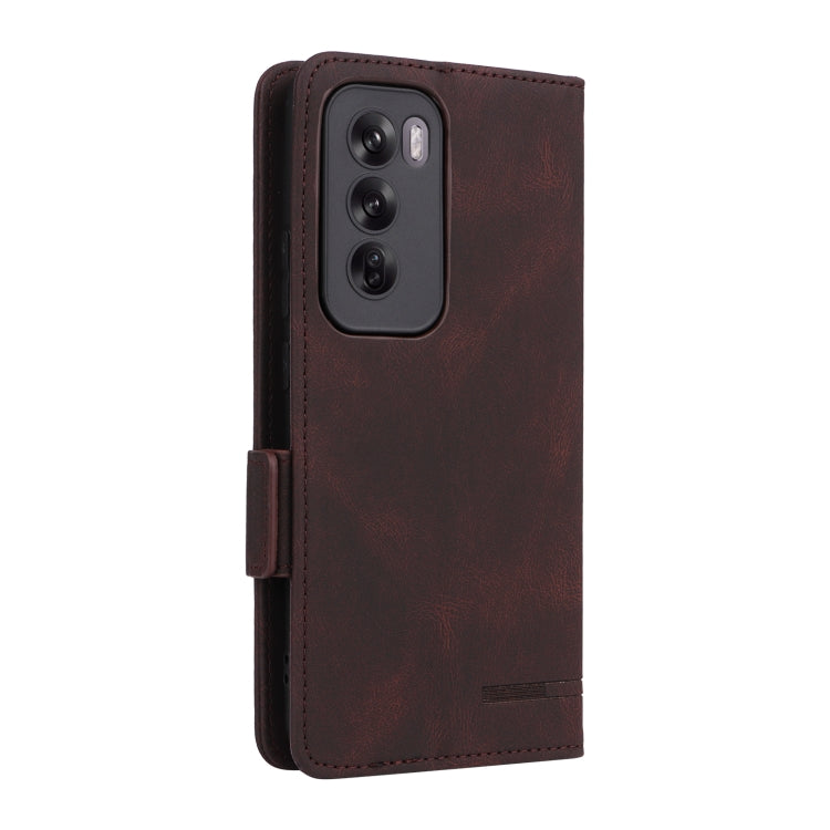 For OPPO Reno12 Global Magnetic Clasp Leather Phone Case
