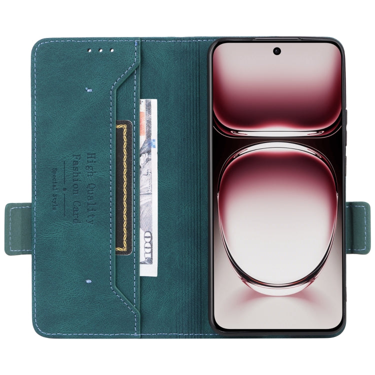 For OPPO Reno12 Global Magnetic Clasp Leather Phone Case