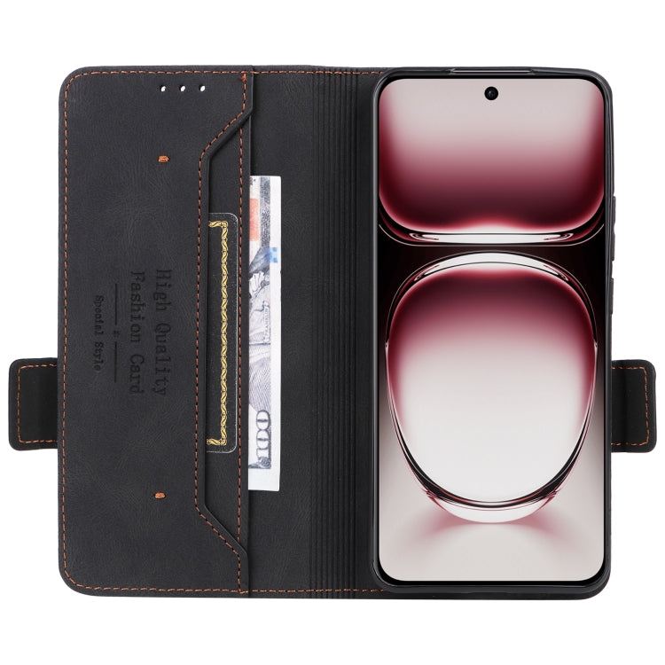 For OPPO Reno12 Global Magnetic Clasp Leather Phone Case