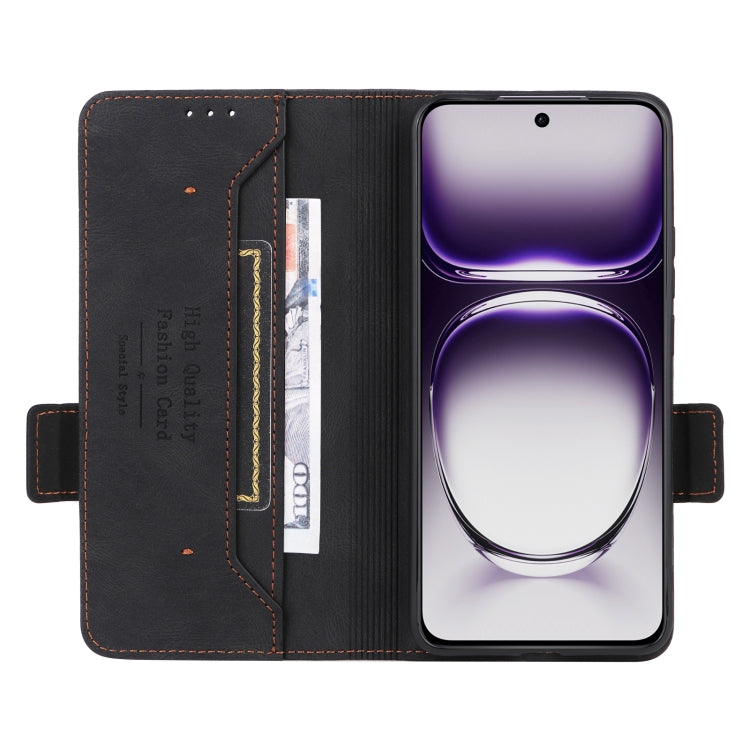 For OPPO Reno12 Pro Global Magnetic Clasp Leather Phone Case