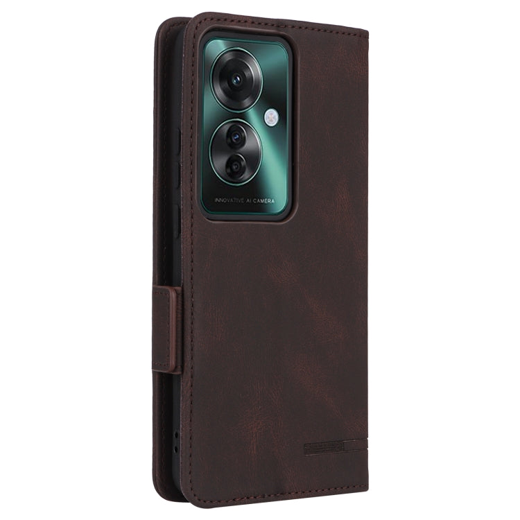 For OPPO Reno11 PJH110 / Reno11 F 5G Magnetic Clasp Leather Phone Case