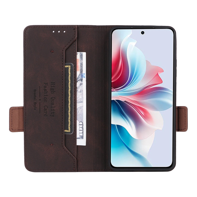 For OPPO Reno11 PJH110 / Reno11 F 5G Magnetic Clasp Leather Phone Case