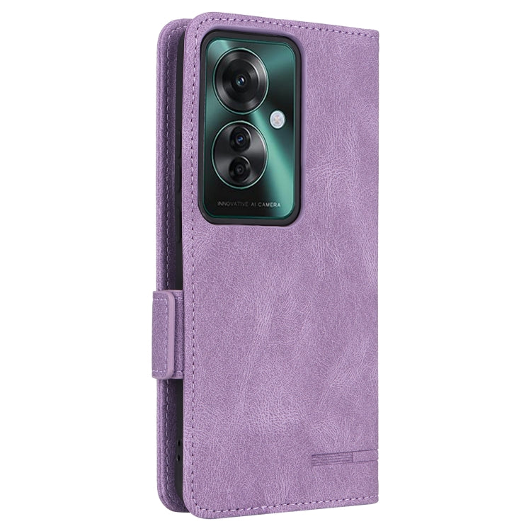 For OPPO Reno11 PJH110 / Reno11 F 5G Magnetic Clasp Leather Phone Case