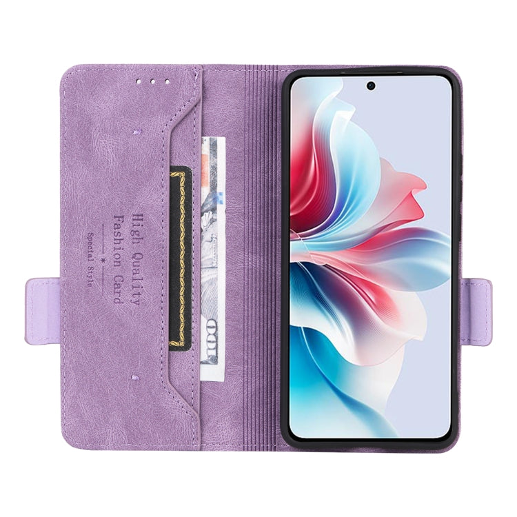 For OPPO Reno11 PJH110 / Reno11 F 5G Magnetic Clasp Leather Phone Case