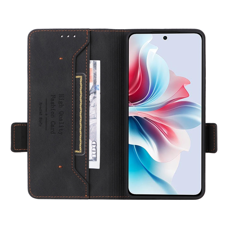 For OPPO Reno11 PJH110 / Reno11 F 5G Magnetic Clasp Leather Phone Case