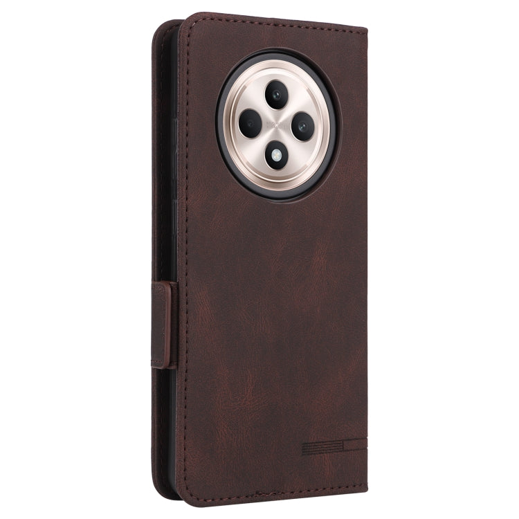 For OPPO Reno12 F 5G / 4G Magnetic Clasp Leather Phone Case