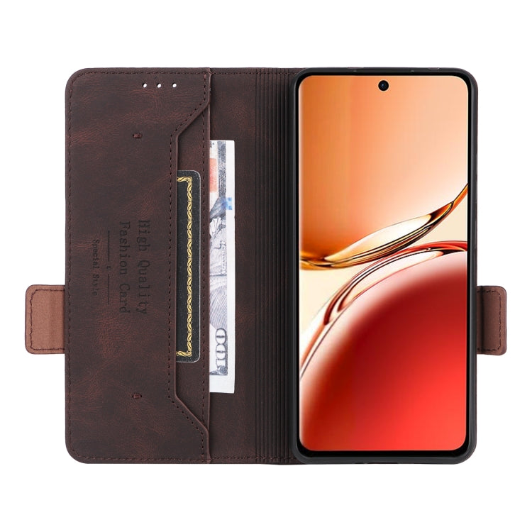 For OPPO Reno12 F 5G / 4G Magnetic Clasp Leather Phone Case