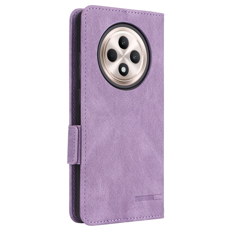 For OPPO Reno12 F 5G / 4G Magnetic Clasp Leather Phone Case