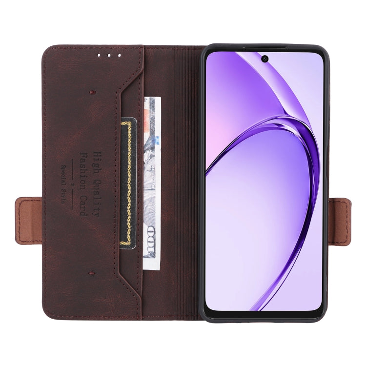For OPPO A3x 5G India Magnetic Clasp Leather Phone Case