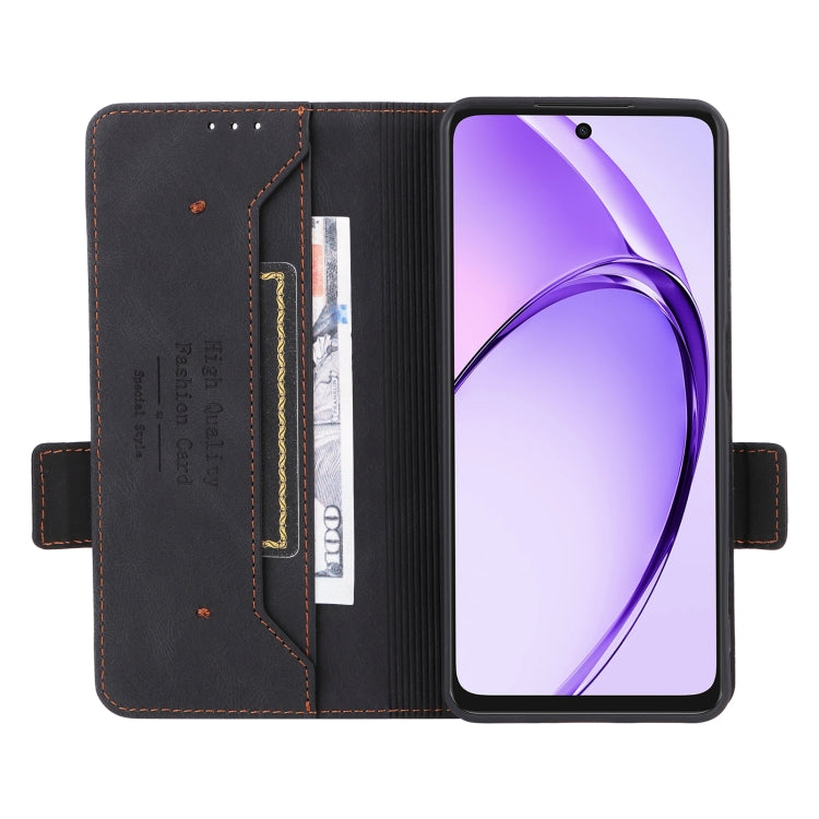 For OPPO A3x 5G India Magnetic Clasp Leather Phone Case