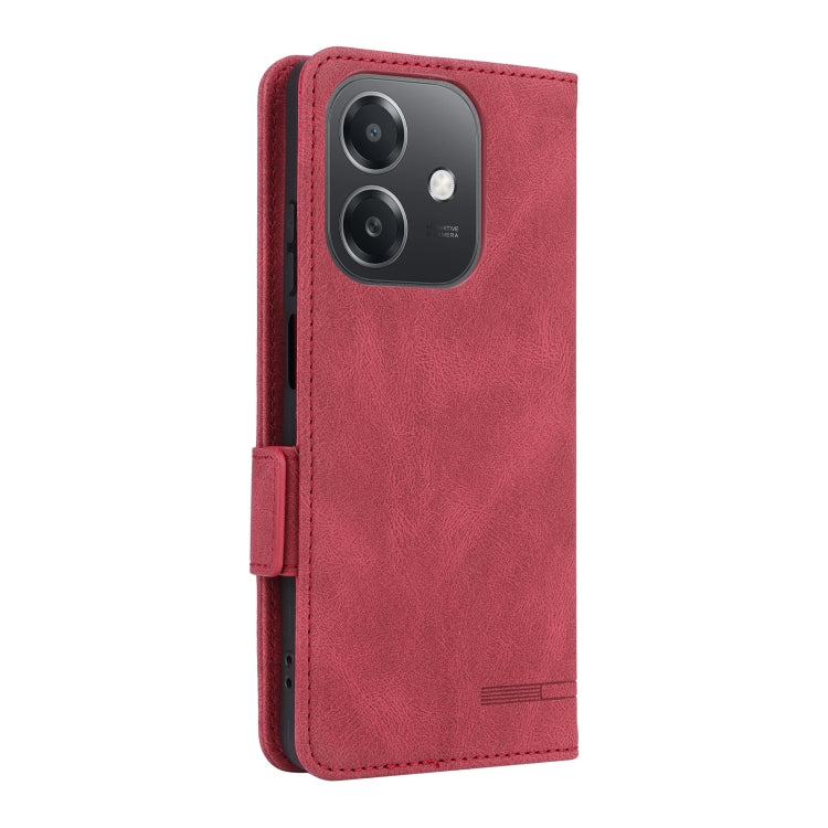 For OPPO A3x 5G India Magnetic Clasp Leather Phone Case