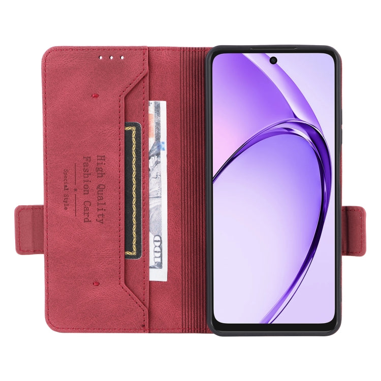 For OPPO A3x 5G India Magnetic Clasp Leather Phone Case