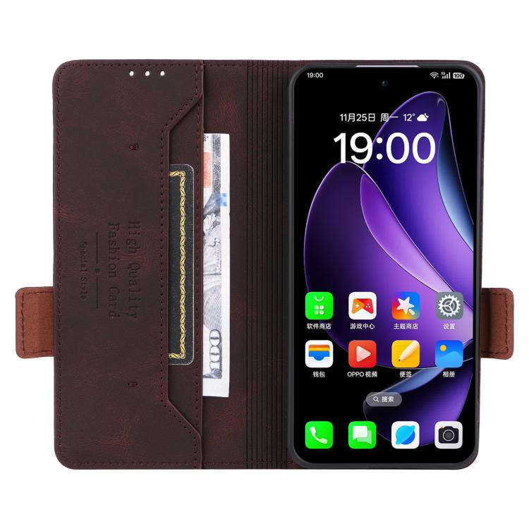 For OPPO Reno13 Pro Magnetic Clasp Leather Phone Case