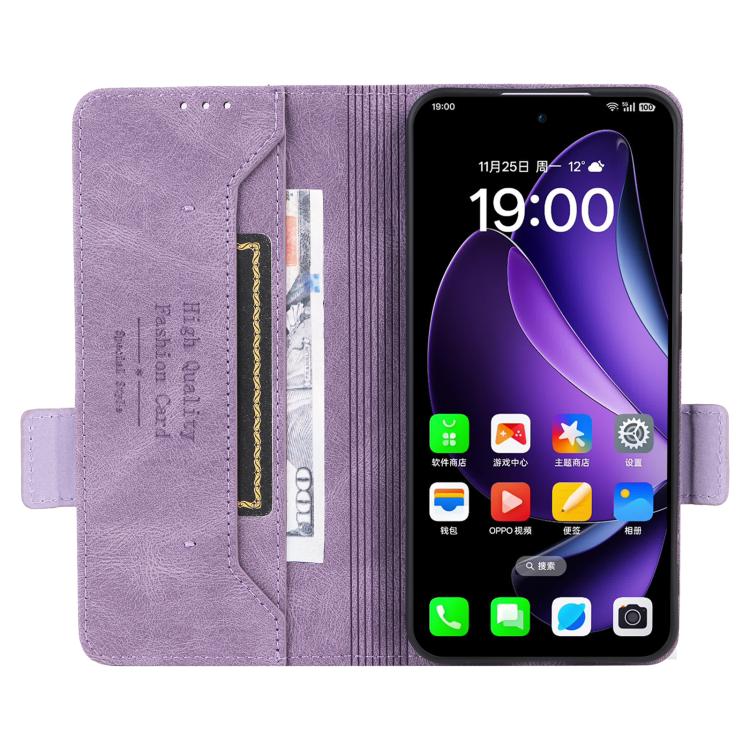 For OPPO Reno13 Pro Magnetic Clasp Leather Phone Case