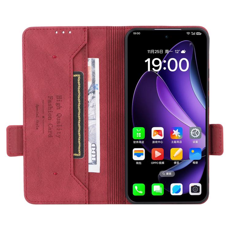 For OPPO Reno13 Pro Magnetic Clasp Leather Phone Case