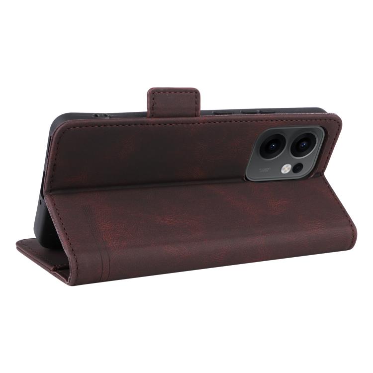 For OPPO Reno13 F Magnetic Clasp Leather Phone Case