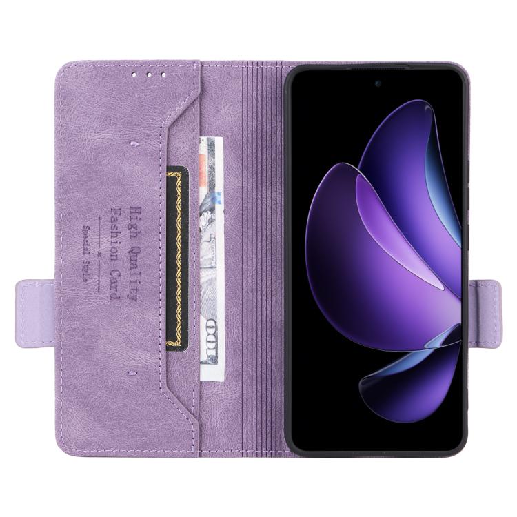 For OPPO Reno13 F Magnetic Clasp Leather Phone Case