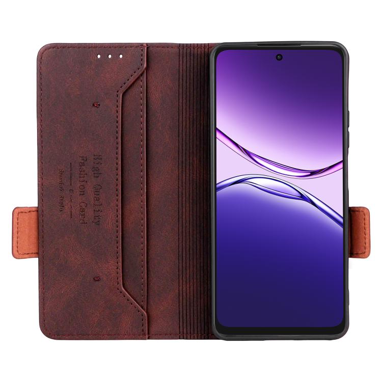 For OPPO A5 Pro Global Magnetic Clasp Leather Phone Case
