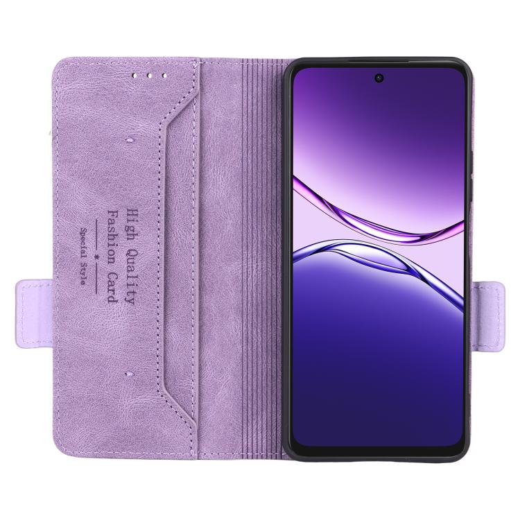 For OPPO A5 Pro Global Magnetic Clasp Leather Phone Case