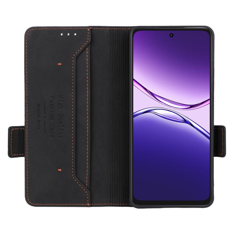 For OPPO A5 Pro Global Magnetic Clasp Leather Phone Case