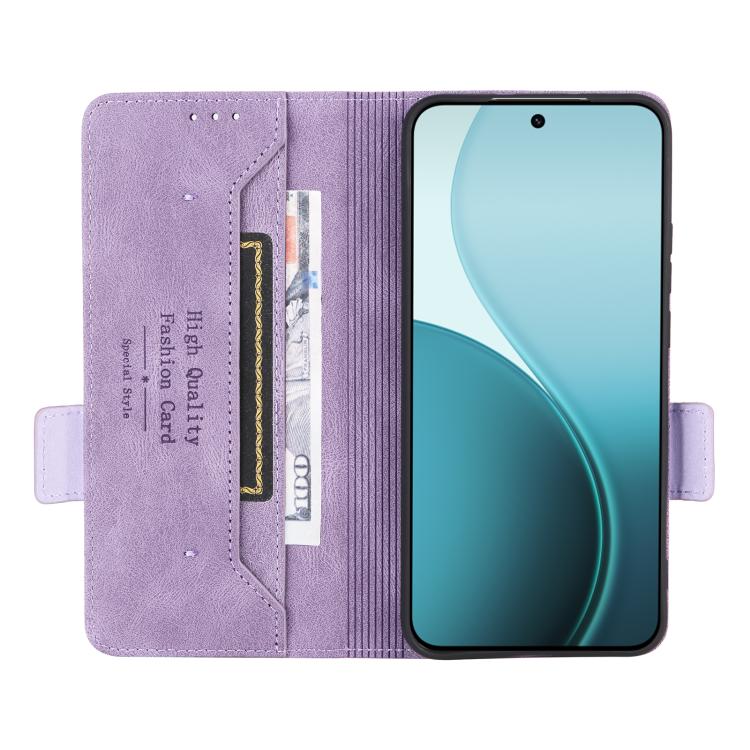 For OPPO Reno14 Pro 5G Global Magnetic Clasp Leather Phone Case