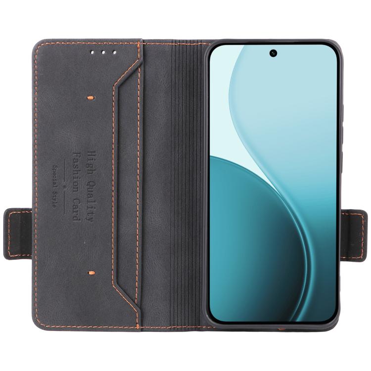 For OPPO Reno14 F 5G / 4G Magnetic Clasp Leather Phone Case