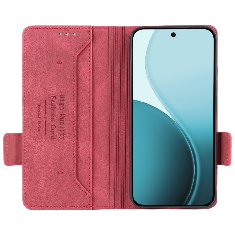 For OPPO Reno14 F 5G / 4G Magnetic Clasp Leather Phone Case