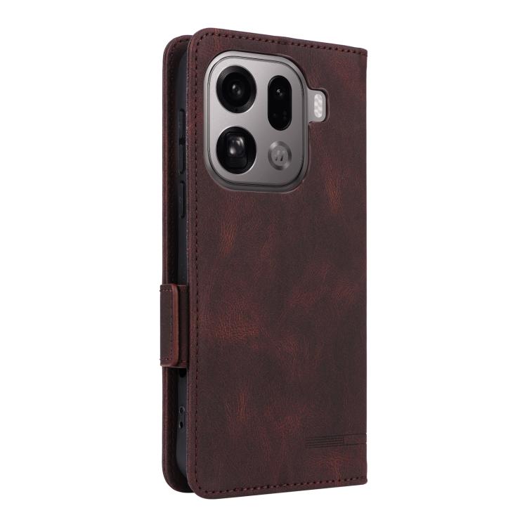 For OPPO Find X9 Pro Magnetic Clasp Leather Phone Case
