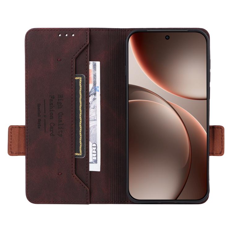 For OPPO Find X9 Pro Magnetic Clasp Leather Phone Case