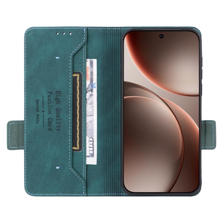 For OPPO Find X9 Pro Magnetic Clasp Leather Phone Case