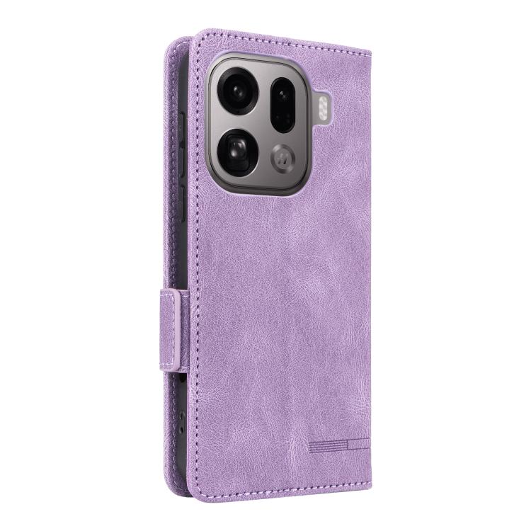 For OPPO Find X9 Pro Magnetic Clasp Leather Phone Case