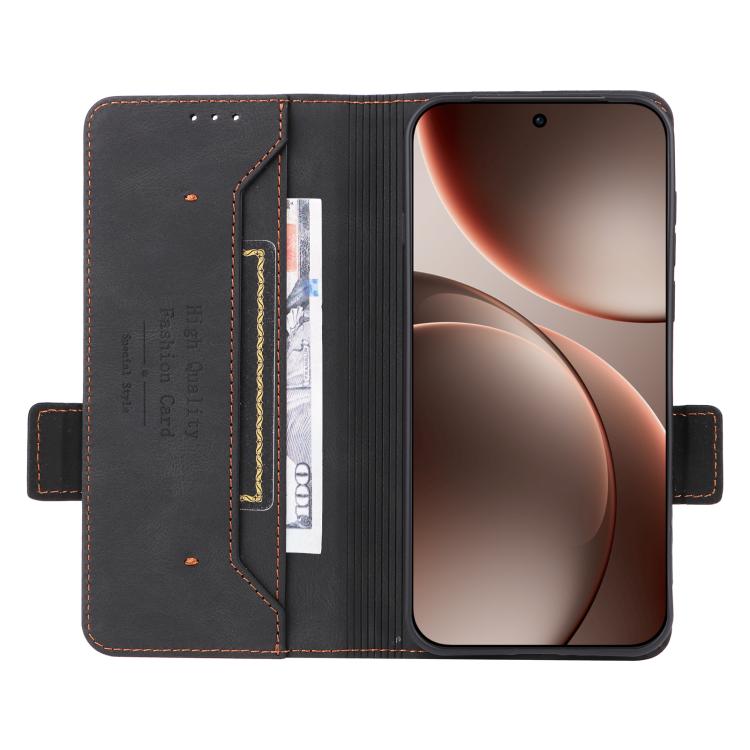For OPPO Find X9 Pro Magnetic Clasp Leather Phone Case