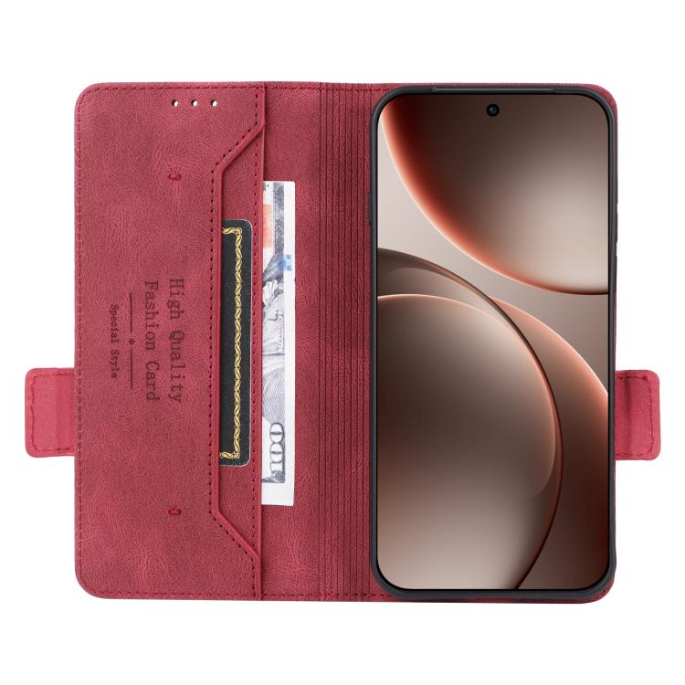 For OPPO Find X9 Pro Magnetic Clasp Leather Phone Case