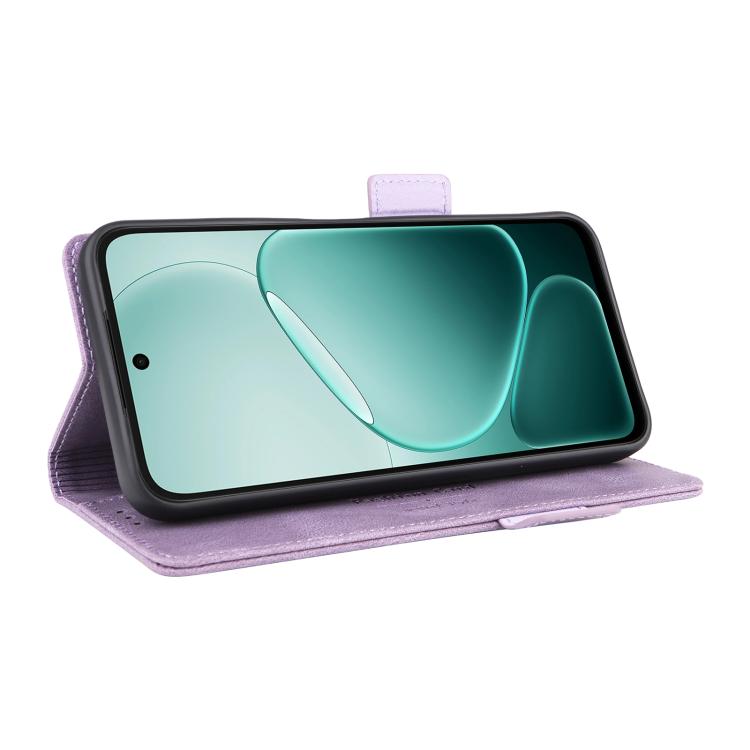 For OPPO A6x 5G / 4G Magnetic Clasp Leather Phone Case