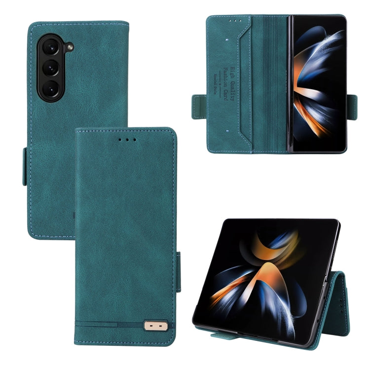 For Samsung Galaxy Z Fold5 Magnetic Clasp Leather Phone Case