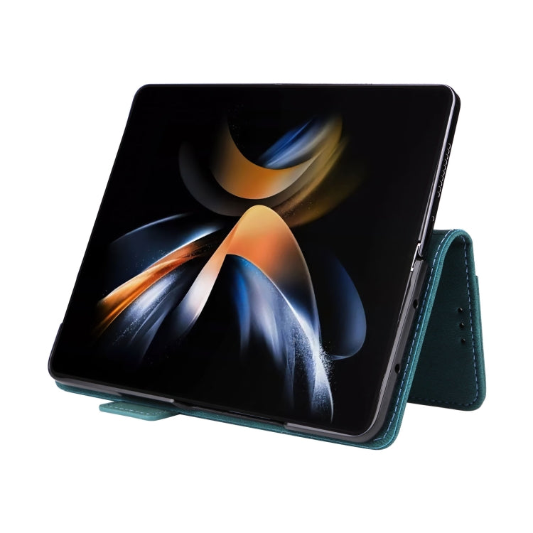 For Samsung Galaxy Z Fold5 Magnetic Clasp Leather Phone Case
