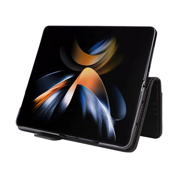 For Samsung Galaxy Z Fold5 Magnetic Clasp Leather Phone Case