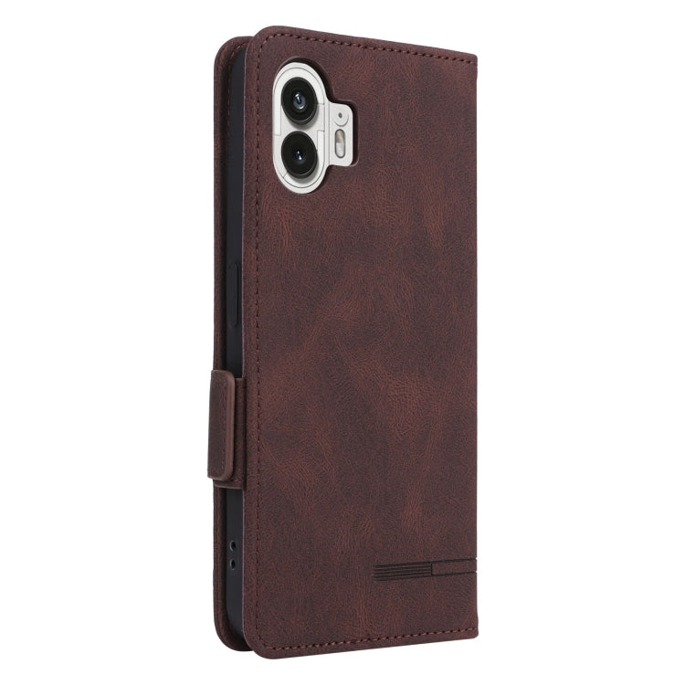 For Nothing Phone 2 Magnetic Clasp Leather Phone Case