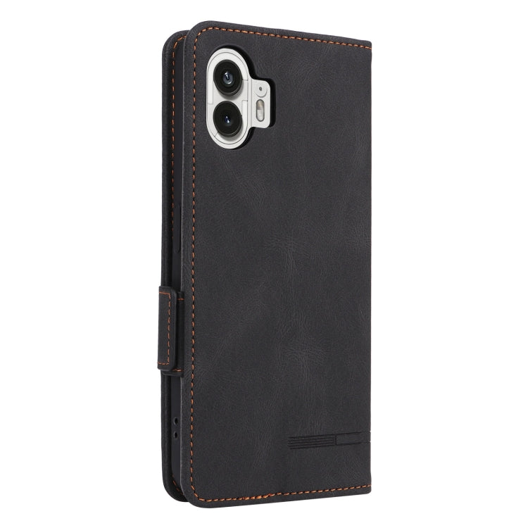 For Nothing Phone 2 Magnetic Clasp Leather Phone Case