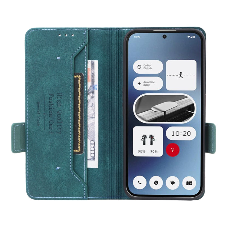 For Nothing Phone 2a Magnetic Clasp Leather Phone Case