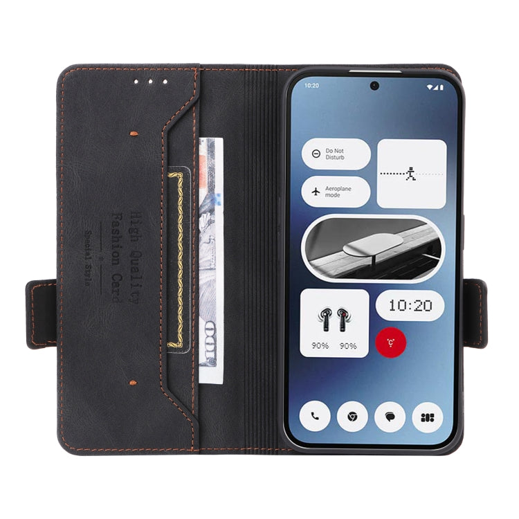 For Nothing Phone 2a Magnetic Clasp Leather Phone Case