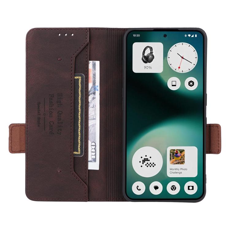For Nothing Phone 3a Lite Magnetic Clasp Leather Phone Case