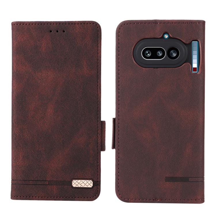 For Nothing Phone 4a Magnetic Clasp Leather Phone Case
