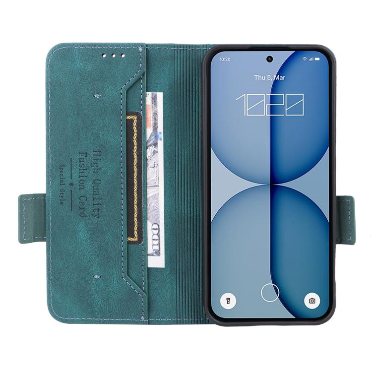 For Nothing Phone 4a Magnetic Clasp Leather Phone Case