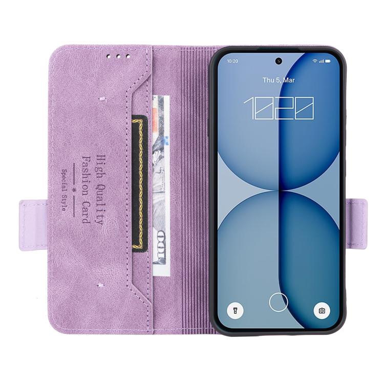 For Nothing Phone 4a Magnetic Clasp Leather Phone Case