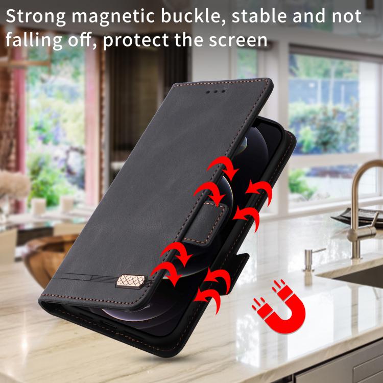For Nothing Phone 4a Magnetic Clasp Leather Phone Case