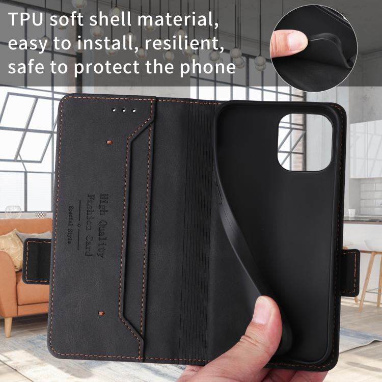 For Nothing Phone 4a Magnetic Clasp Leather Phone Case