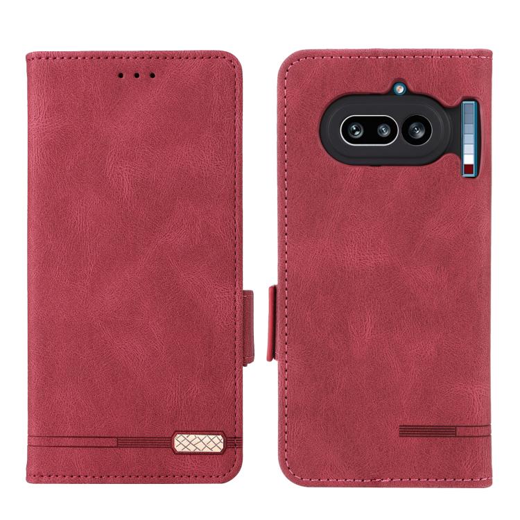 For Nothing Phone 4a Magnetic Clasp Leather Phone Case