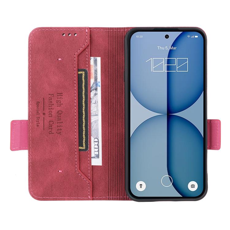 For Nothing Phone 4a Magnetic Clasp Leather Phone Case